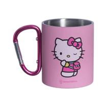 Caneca Mosquetão Hello Kitty 300ml Aço Inox Trilha Caminhada Zona Criativa - 10025959