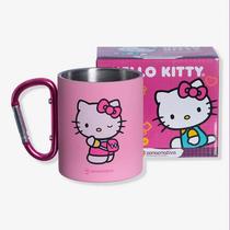 Caneca Mosquetão Hello Kitty Aço Inox 300ml 10025959 - ZonaCriativa Caneca Mosquetão Hello Kitty Aço Inox 300ml 10025959 - ZonaCriativa