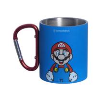 Caneca Mosquetão Super Mario 300ml Zona Criativa - 10025877 Caneca Mosquetão Super Mario 300ml Zona Criativa - 10025877