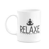 Caneca Motivação - Relaxe - 325ml - branca Caneca Motivação - Relaxe - 325ml - branca
