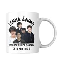 Caneca Motivacional Jungkook Ânimo Presente Fã Bts Caneca Motivacional Jungkook Ânimo Presente Fã Bts