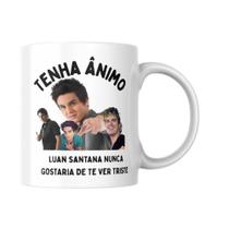 Caneca Motivacional Luan Santana Tenha Ânimo Presente Fã Caneca Motivacional Luan Santana Tenha Ânimo Presente Fã