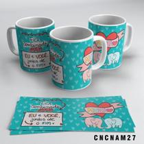 Caneca Mozão Juntos Até o Fim Em Cerâmica 325ml Caneca Mozão Juntos Até o Fim Em Cerâmica 325ml