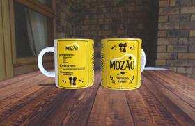 Caneca Mozão Porcelana Alça e interior cores diversas M&M Presentes Personalizados