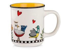 Caneca Mug Amarelo 380ml Cocoricó Caneca Mug Amarelo 380ml Cocoricó
