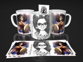 Caneca mulher maravilha porcelana