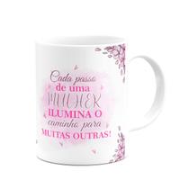Caneca Mulheres - Cada passo ilumina o caminho Caneca Mulheres - Cada passo ilumina o caminho