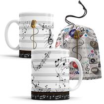 Caneca Música Cantor Cantora com Saquinho Caneca Música Cantor Cantora com Saquinho
