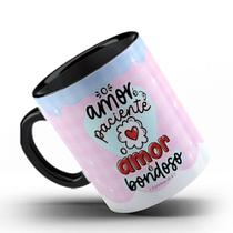 Caneca namorados Amor paciente amor bondoso 23