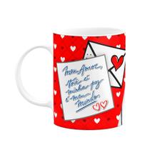 Caneca Namorados Emoticons - Você é a minha paz e meu mundo Caneca Namorados Emoticons - Você é a minha paz e meu mundo