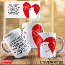 Caneca Namorados Flork Para Lembrar De Atender O Celular