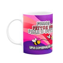 Caneca Namorados - Fomos feitos um para o outro - Bee Caneca Namorados - Fomos feitos um para o outro - Bee
