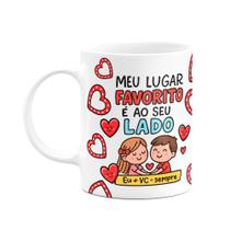 Caneca Namorados - Meu lugar favorito é ao seu lado Caneca Namorados - Meu lugar favorito é ao seu lado