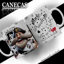 Caneca Namorados Sorte no Jogo e no Amor Também Vasco