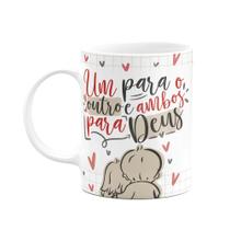 Caneca Namorados - Um para o outro e ambos para Deus Caneca Namorados - Um para o outro e ambos para Deus