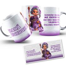 Caneca Nanã Mirim Coleção Orixás Umbanda Candomblé 325ml