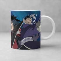Caneca Naruto Itachi Obito Kakashi Jiraiya Boruto Akatsuki Branco Naruto Obito