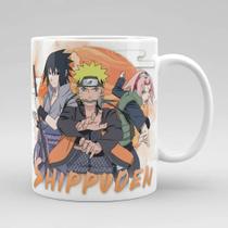 Caneca Naruto Itachi Obito Kakashi Jiraiya Boruto Akatsuki Branco Time 7