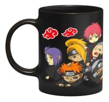 Caneca Naruto Membros Da Akatsuki Preta - Mega Oferta!!!