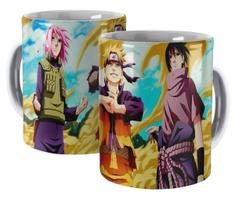 Caneca Naruto, Sasuke E Sakura (Time 7) - Anime Naruto M29