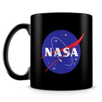 Caneca NASA Preta Brilhante de Cerâmica - 325ml Caneca NASA Preta Brilhante de Cerâmica - 325ml