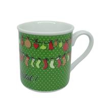 Caneca Natal 250ml Porcelana Schmidt - Mod. C