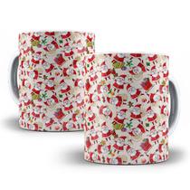 Caneca Natal Papai Noel Porcelana Personalizada Modelo 2 Caneca Natal Papai Noel Porcelana Personalizada Modelo 2