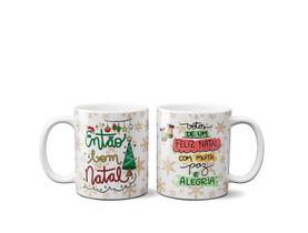 Caneca NATAL Paz e Alegria Personalizada com Nome