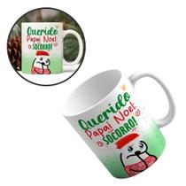 Caneca Natal Querido Papai Noel Personalizada