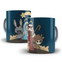 Caneca Natal Religiosa Porcelana Personalizada Modelo 2