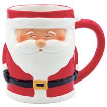 Caneca natalina de cerâmica Papai Noel Beden 330 ml