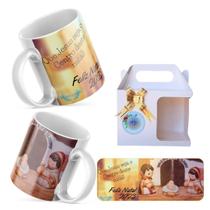 Caneca Natalina Família de Nazaré + Caixinha N4