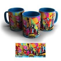 Caneca New York Pontos Turísticos Porcelana (Nova York)