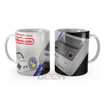 Caneca Nintendo Geração Raiz Mod 1 - Decora Geek Caneca Nintendo Geração Raiz Mod 1 - Decora Geek