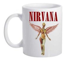 Caneca Nirvana In Utero Nevermind Bandas Kurt Rock Grunge