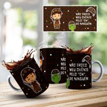 Caneca NODERSTINO Frases Em Cerâmica Branca 325ml Caneca NODERSTINO Frases Em Cerâmica Branca 325ml