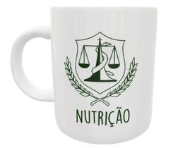 Caneca nutrição gosto de tudo na medida certa profissão