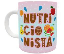 Caneca nutricionista presente profissão faculdade