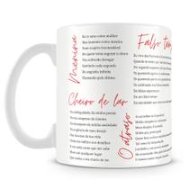 Caneca O Fim Interminável - Trechos de Poesia do Livro Tom de Poesia