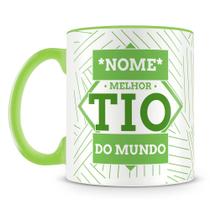 Caneca O Melhor Tio do Mundo - Personalizada com Foto e Nome