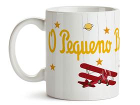Caneca O Pequeno Príncipe Divertida Porcelana Xícara 325ml + Caixa Presente Caneca O Pequeno Príncipe Divertida Porcelana Xícara 325ml + Caixa Presente