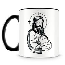 Caneca O Senhor é Meu Pastor - Cerâmica de Alta Qualidade, 325 ml Caneca O Senhor é Meu Pastor - Cerâmica de Alta Qualidade, 325 ml