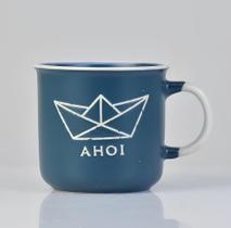 Caneca Ocean Azul Com Barco Caneca Ocean Azul Com Barco