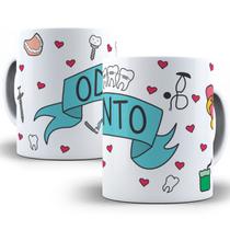 Caneca odonto profissão odontologia dentista faculdade