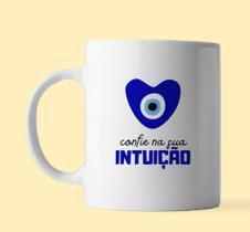 Caneca olho grego confie em sua intuição Caneca olho grego confie em sua intuição