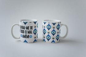 CANECA OLHO GREGO "livrai-me de todo o mal" CANECA OLHO GREGO "livrai-me de todo o mal"