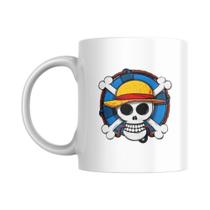 Caneca One Piece Jolly Roger Chapéu De Palha Nerd Geek