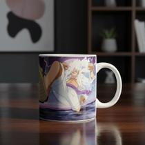 Caneca One Piece Zoro Luffy Gear 5 Shanks Chopper Branco Monkey Luffy Gear 5 Caneca One Piece Zoro Luffy Gear 5 Shanks Chopper Branco Monkey Luffy Gear 5