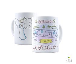 Caneca Orar antes de dormir acalma o coração