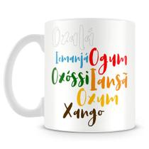Caneca Orixás Personalizada em Porcelana de Alto Brilho - 325ml Caneca Orixás Personalizada em Porcelana de Alto Brilho - 325ml
